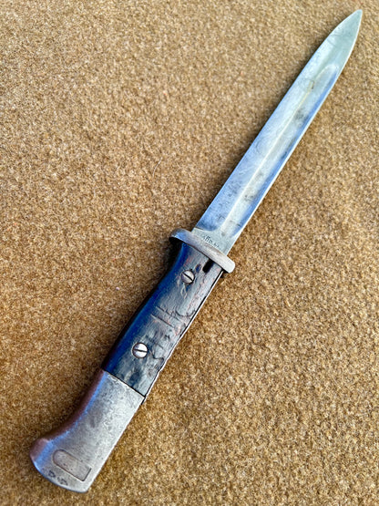 WWII German 1944 K98k Bayonet by Berg & Co., Solingen-Ohligs with Scabbard