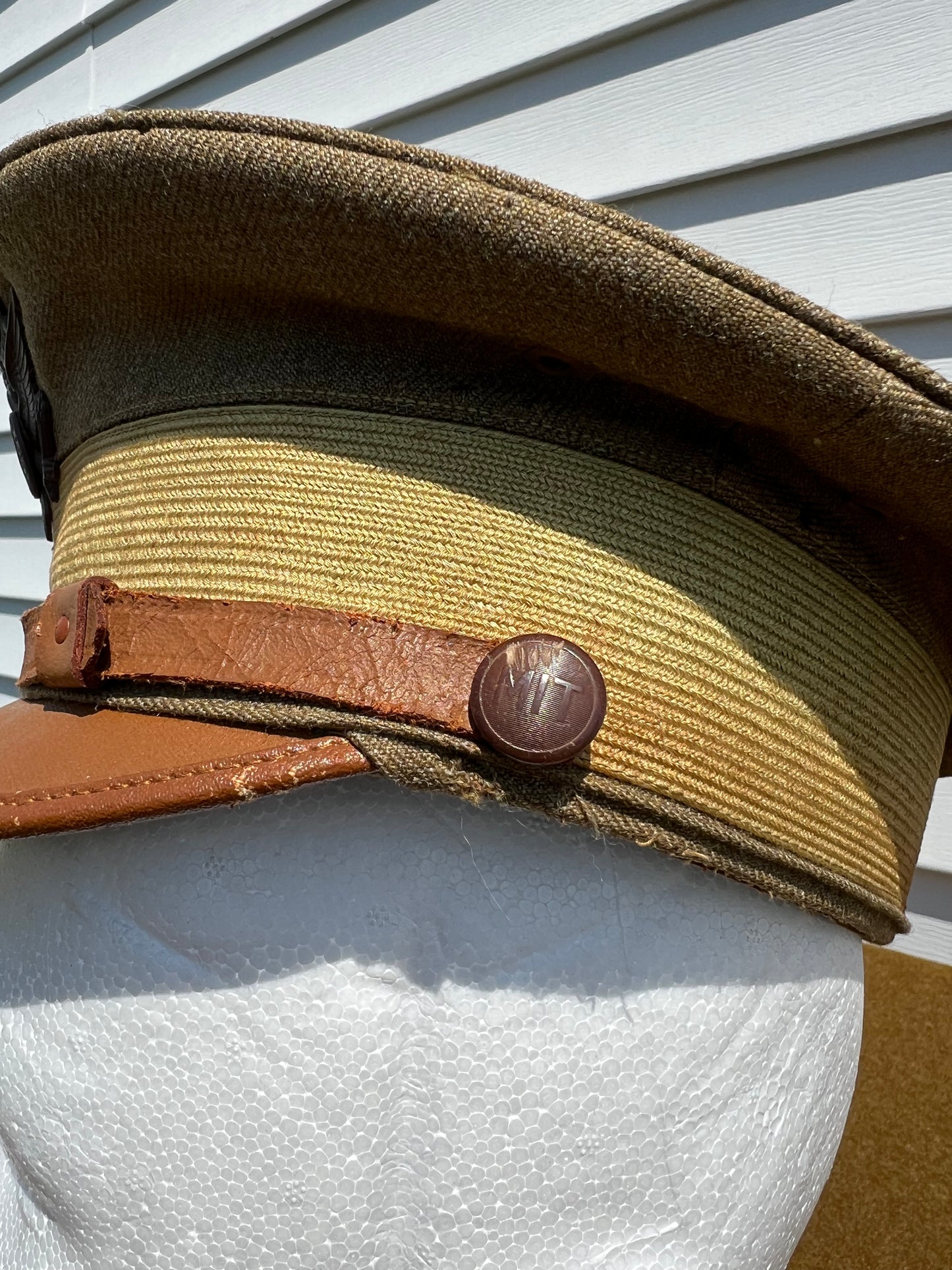 Massachusetts Institute of Technology ROTC Officer's Visor Cap