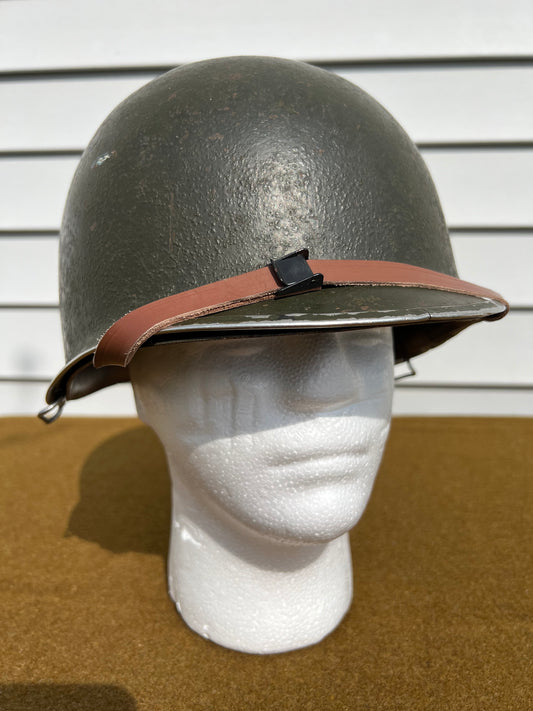 WWII Front Seam M1 Helmet w/ CAPAC Helmet Liner