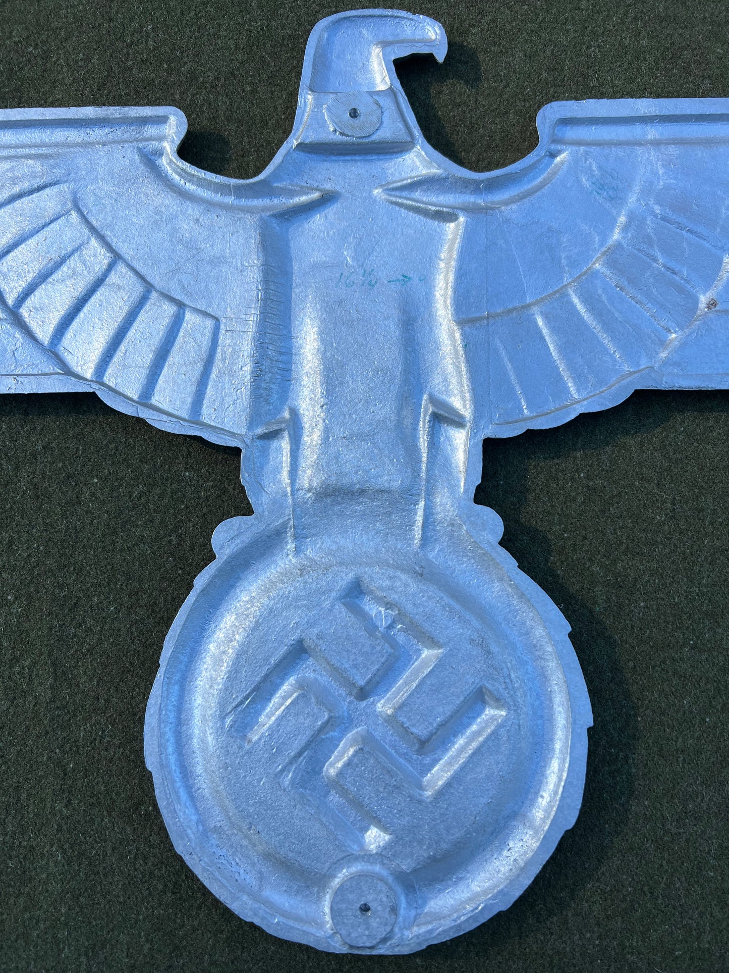 WWII German Reproduction Metal Third Reich NSDAP Reichsadler Nazi Party Eagle Railroad Ornament