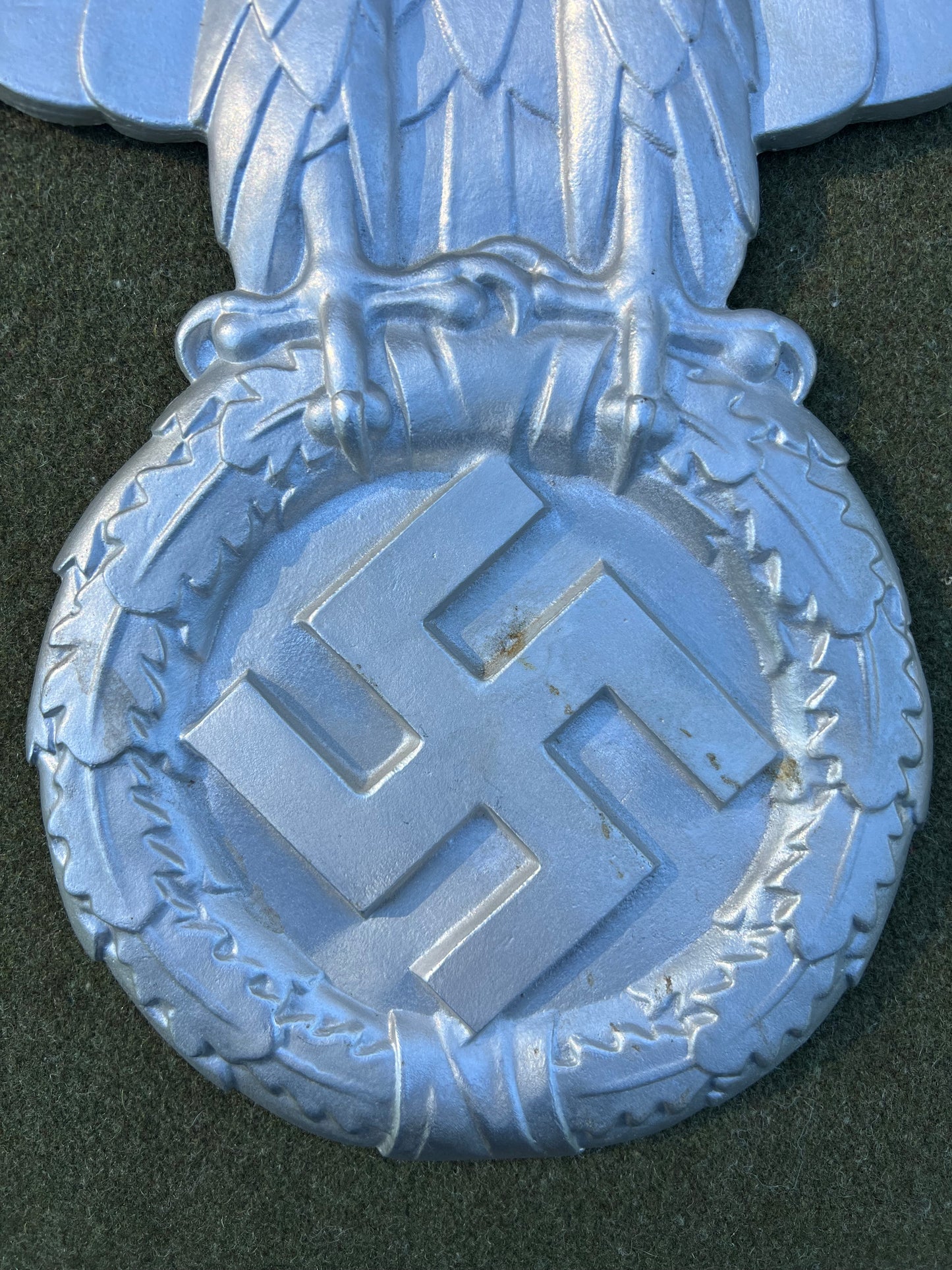 WWII German Reproduction Metal Third Reich NSDAP Reichsadler Nazi Party Eagle Railroad Ornament